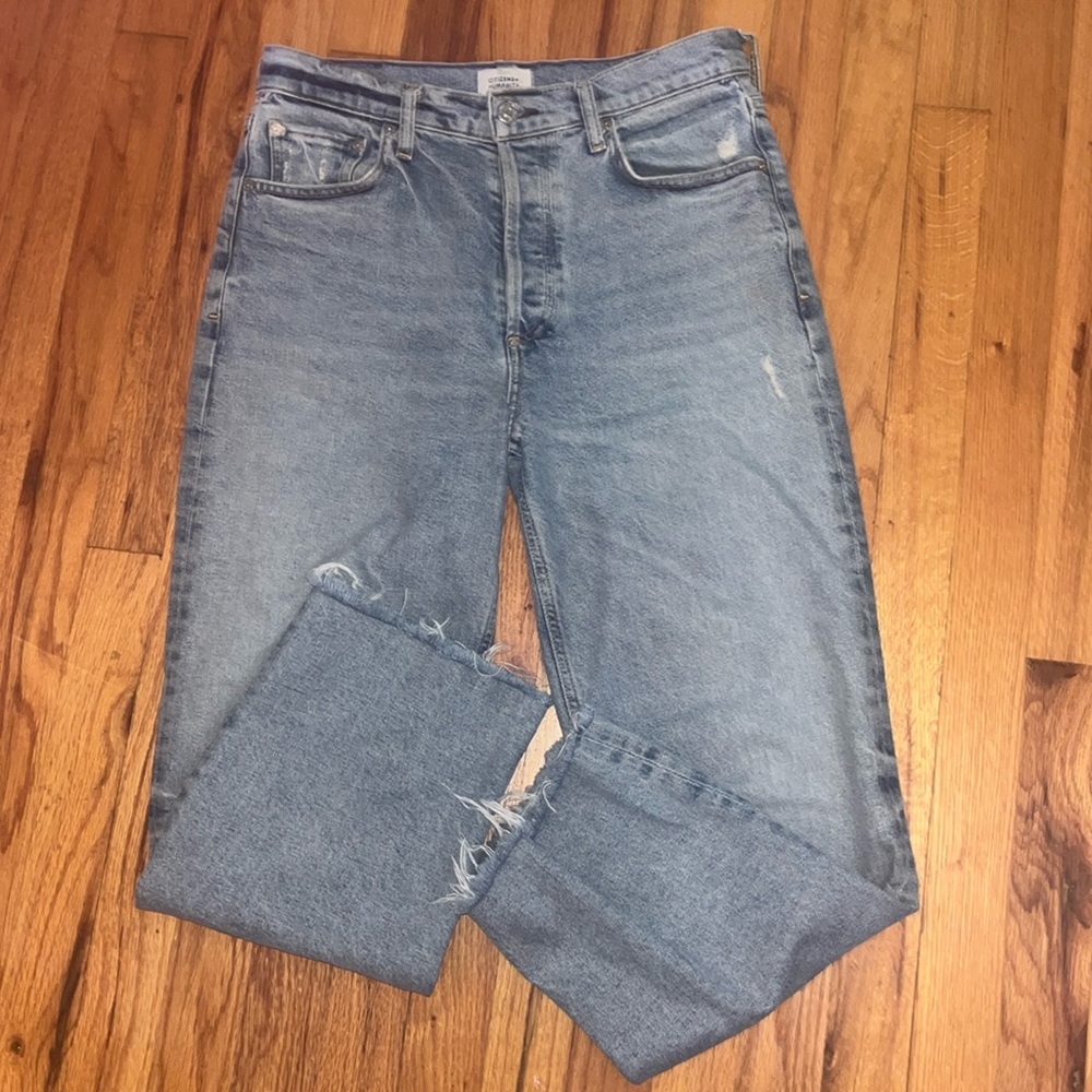 Citizens of Humanity Florence Straight Leg Jean - Size 28 Medium Blue